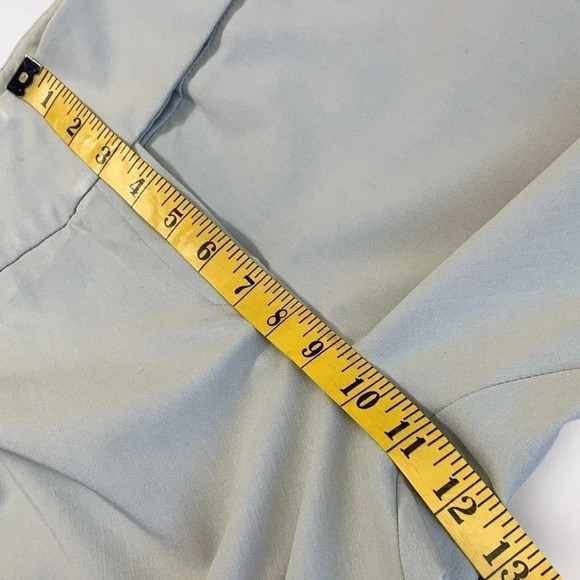 Tailor B. Moss Casual Straight Leg High Waist Trouser Pants Women Size 6 Green - Picture 11 of 14